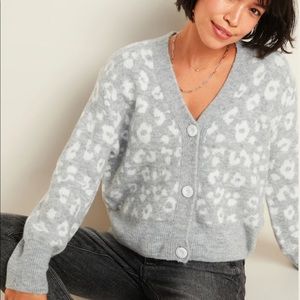 Old Navy Leopard Cardigan